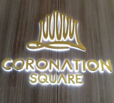 Aluminium Boxup Lettering